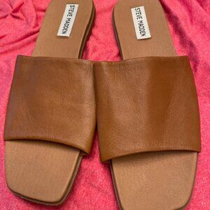 Steve Madden – Women -  Dark Tan -Sandals – Slip On –Sz 9  - NWOT